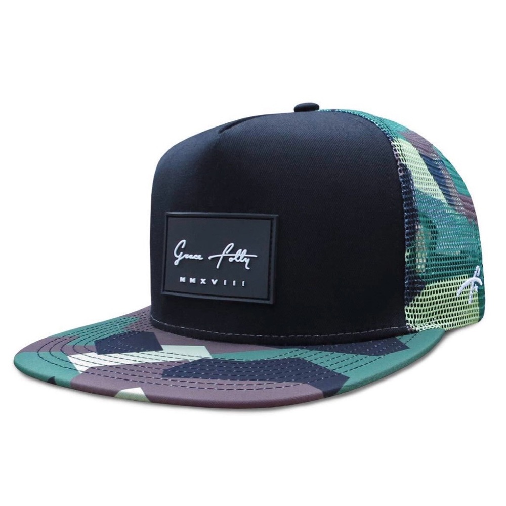 Grace Folly Camouflage Trucker Hat